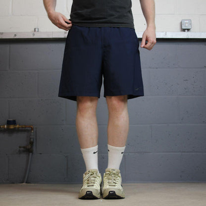 Nike sports shorts y2k loose navy Dri-Fit comfy floaty summer gym shorts