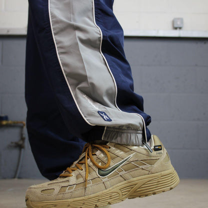 Baggy Y2K Reebok tracksuit bottoms black navy XL Loose lined casual 2000s style track pants