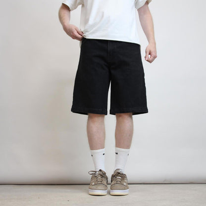 Black Dickies Skateboarding jorts W32 denim 90s style skater jean shorts