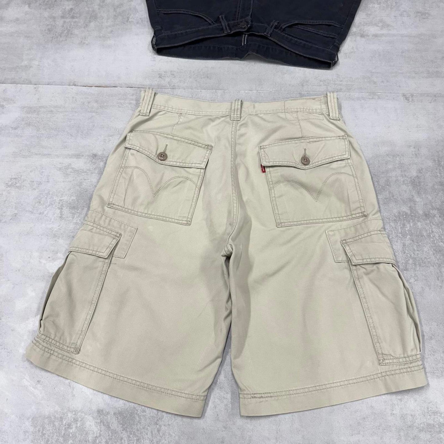 Baggy Levis cargo shorts W34 Loose multi pocket skate shorts