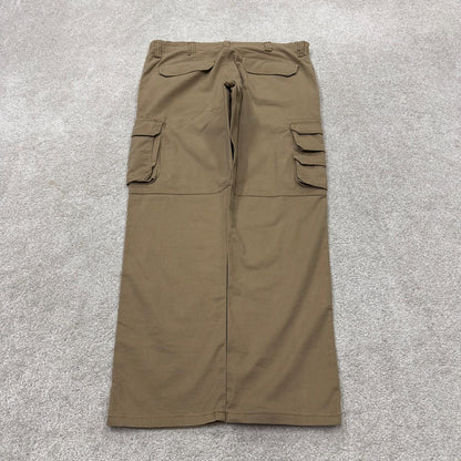Wrangler cargo pants y2k khaki W36L30 Regular taper fit utility workwear style trousers