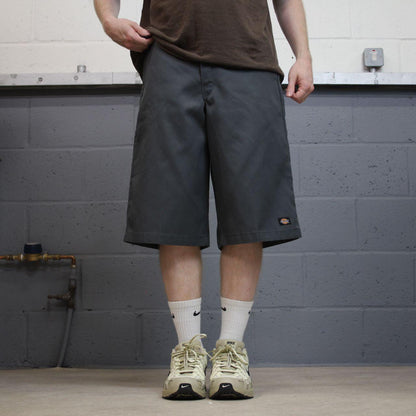 Dickies baggy chino shorts y2k carpenter grey Chino skater surf shorts loose fit festival