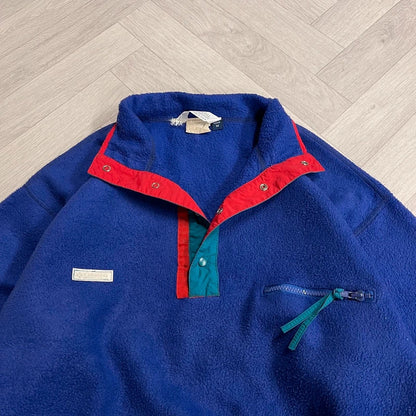 Vintage Y2K snap t Columbia fleece purple men’s medium boxy autumn pullover