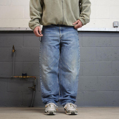 Vintage Carhartt jeans denim work pants blue 38x32 Loose relaxed fit skate style workwear pants