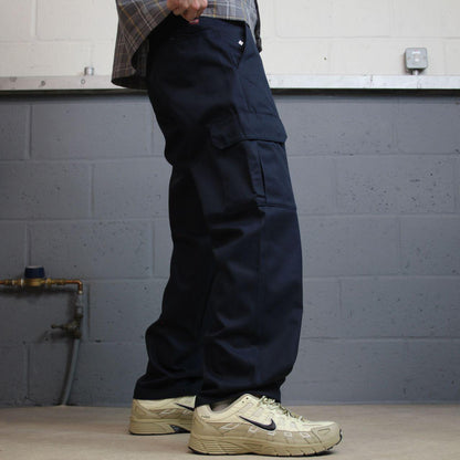 Red Kap chino cargo pants y2k W32L30 navy Straight leg skater workwear pants