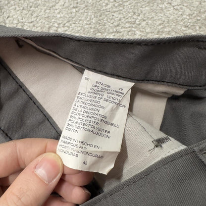 Dickies long baggy shorts W42 grey carpenter Long chino skater style utility workwear belt loops