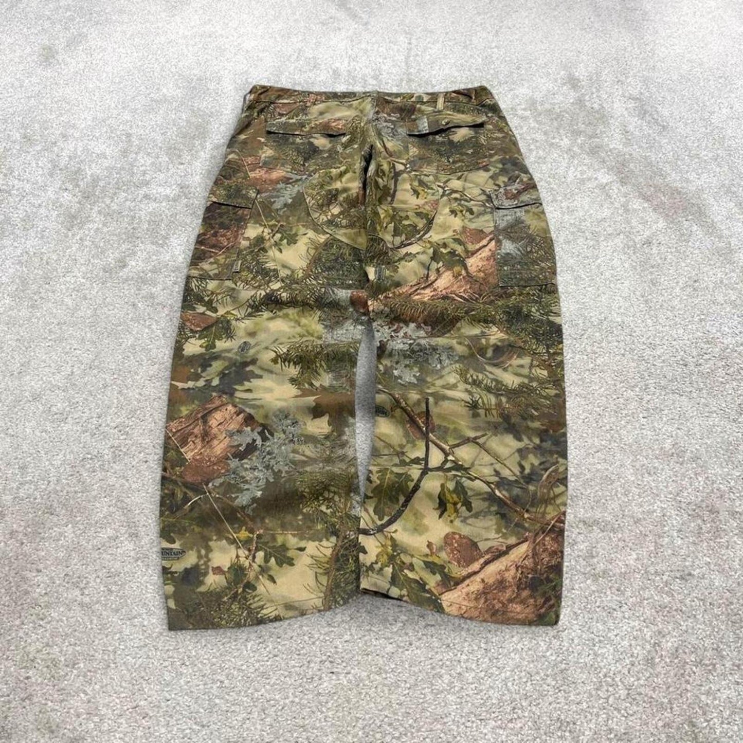 Baggy camo cargo pants wide leg green Loose floaty King's Camo tree camouflage cargos