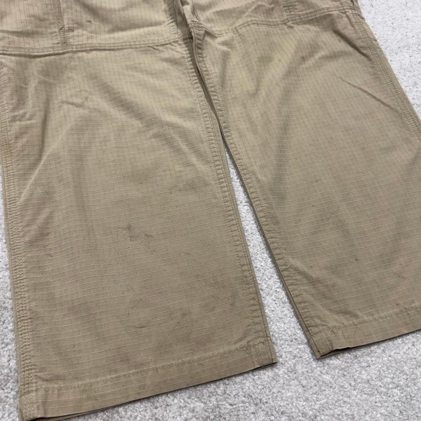 Carhartt cargo skater pants W42 L30 mens tan relaxed 90s style cargos