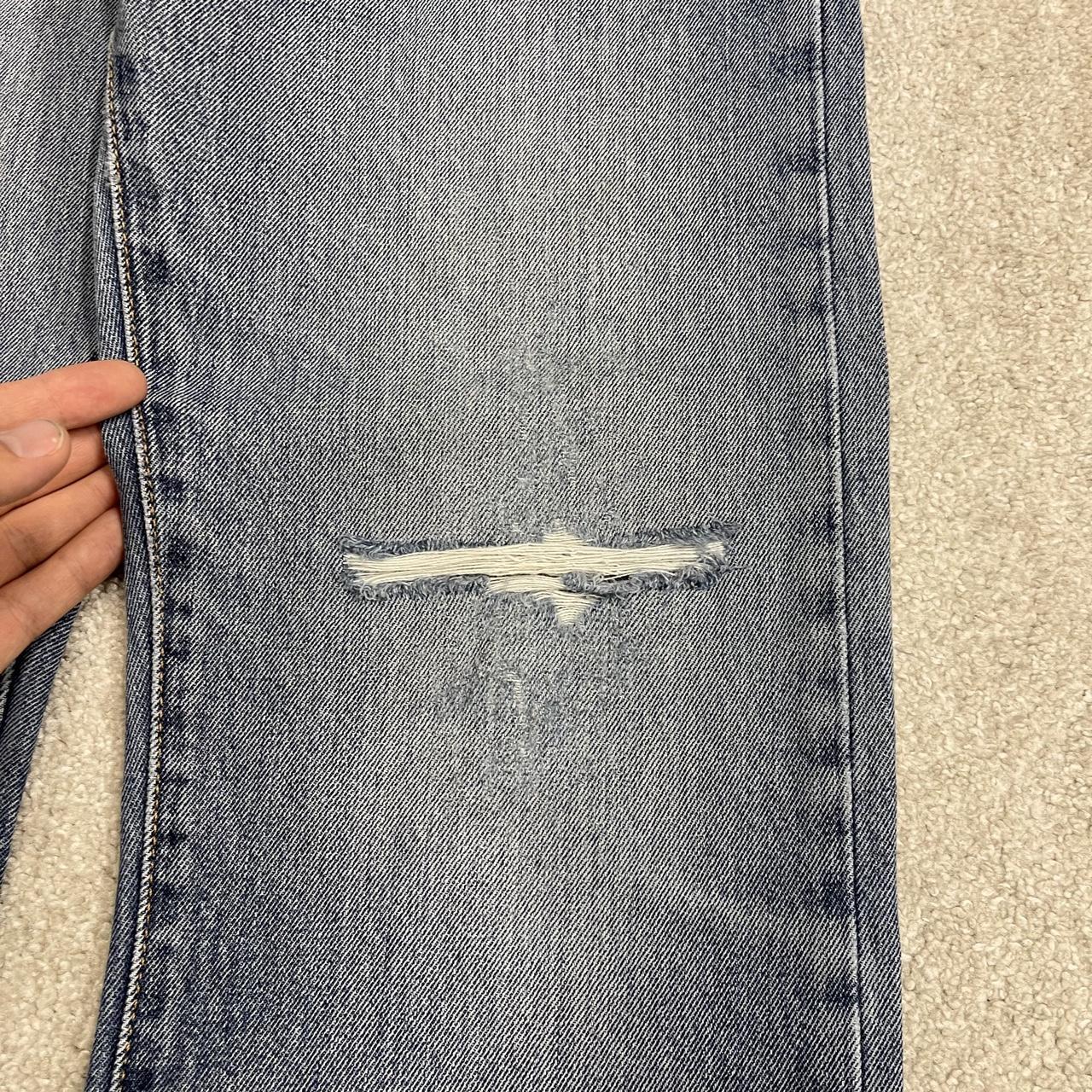 Y2K Levi’s 517 bootcut jeans blue denim Loose bootcut pants with red tab logo