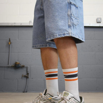 Baggy Wrangler carpenter jorts W36