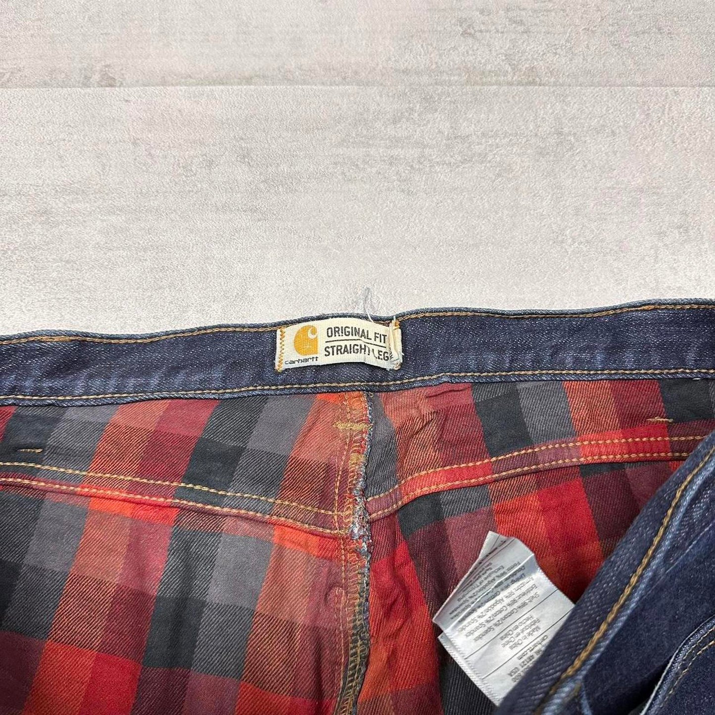 Blue Carhartt jeans size 16 Reg W38L31