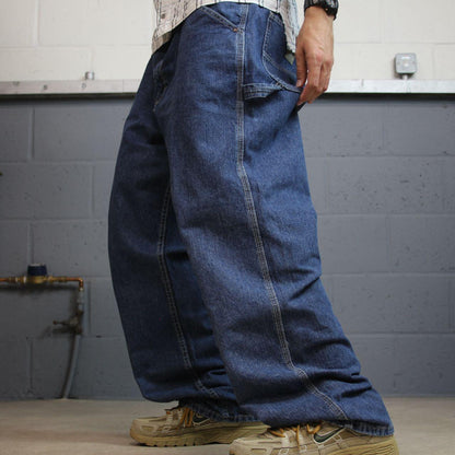 Lee Dungarees baggy jeans blue W40L30 denim carpenter skater cargo pants