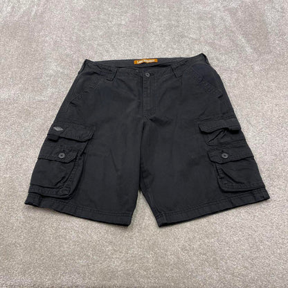 Y2k baggy Lee cargo shorts skater style black Loose chino summer festival shorts