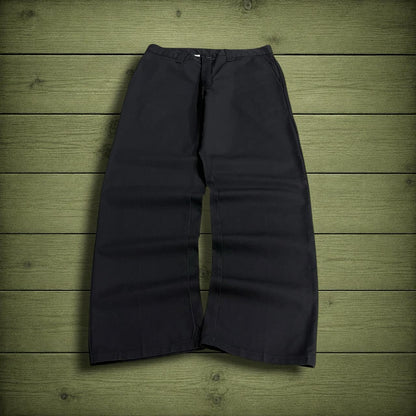 Dickies work pants y2k loose fit black loose chino 90s skater style trousers