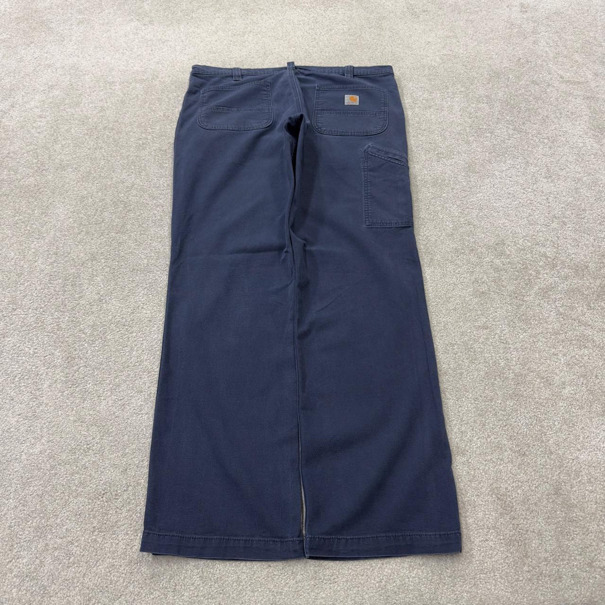 Carhartt carpenter pants relaxed y2k navy Straight leg skater style workwear pants