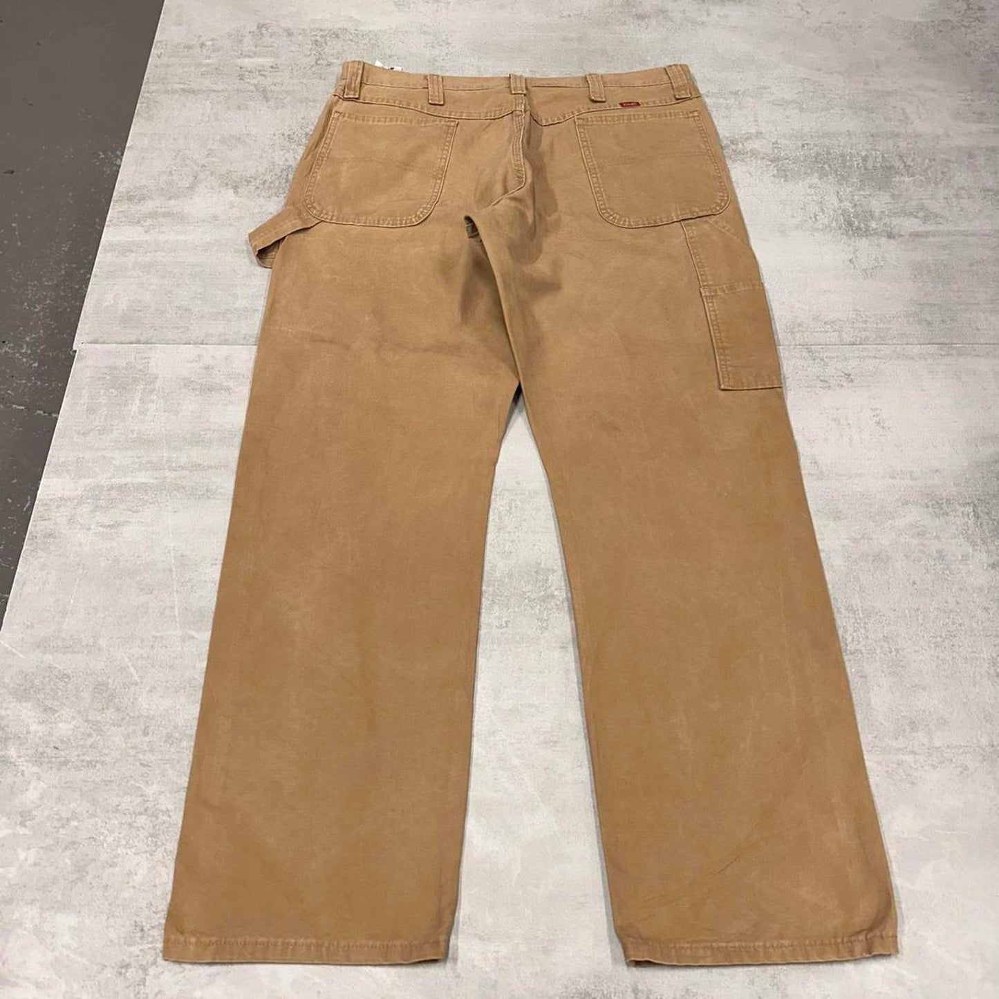 Wrangler carpenter trousers W38L32 tan cargo skater style pants