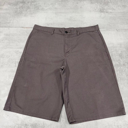 Baggy Grey Dickies carpenter shorts W38 Loose baggy chino style skate shorts