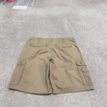 Y2K baggy Lee cargo technical shorts beige Loose chino utility summer festival hiking shorts