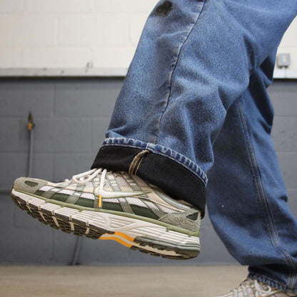 Y2K vintage Carhartt jeans fleece lined blue Loose thick warm denim skate style workwear pants