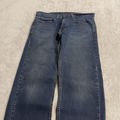 Levi's 505 straight fit jeans y2k blue Regular straight leg denim pants red tab logo
