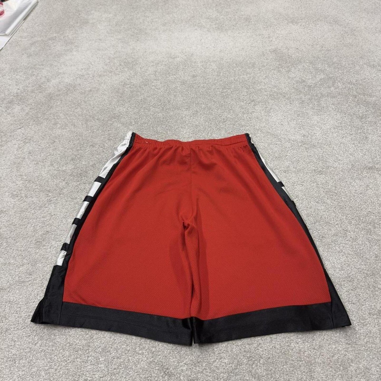 Long Nike sports shorts y2k red Basketball style comfy loose floaty summer gym shorts