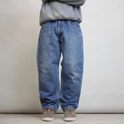 Blue Levis 550 jeans W36 L30 loose 90s style denim red tab logo skater style jeans