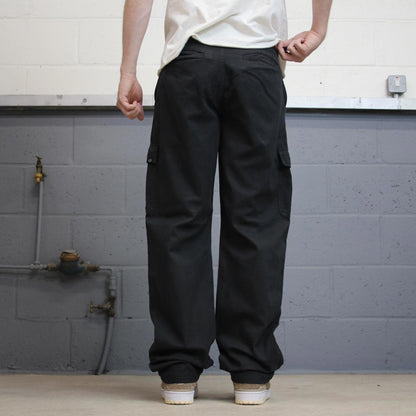 Black Wrangler cargo pants W32L34 loose cargo skater pants