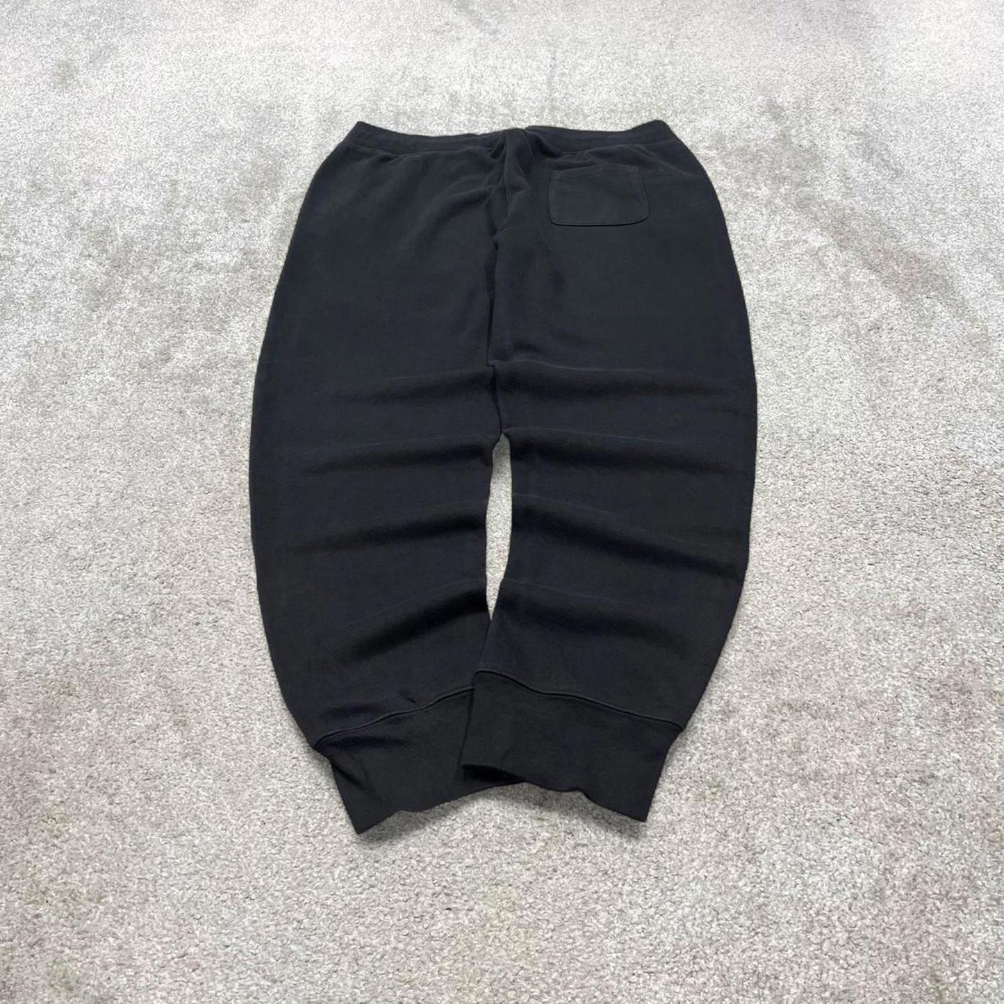 Vintage y2k Champion sweatpants joggers black Loose leg embroidered drawstring track pants