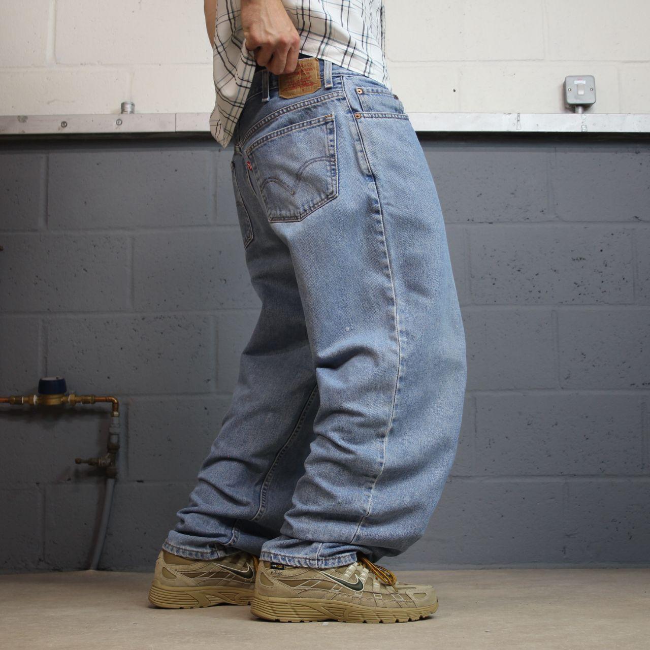 Levi’s 560 baggy jeans y2k W36L30 blue denim red tab logo y2k pants
