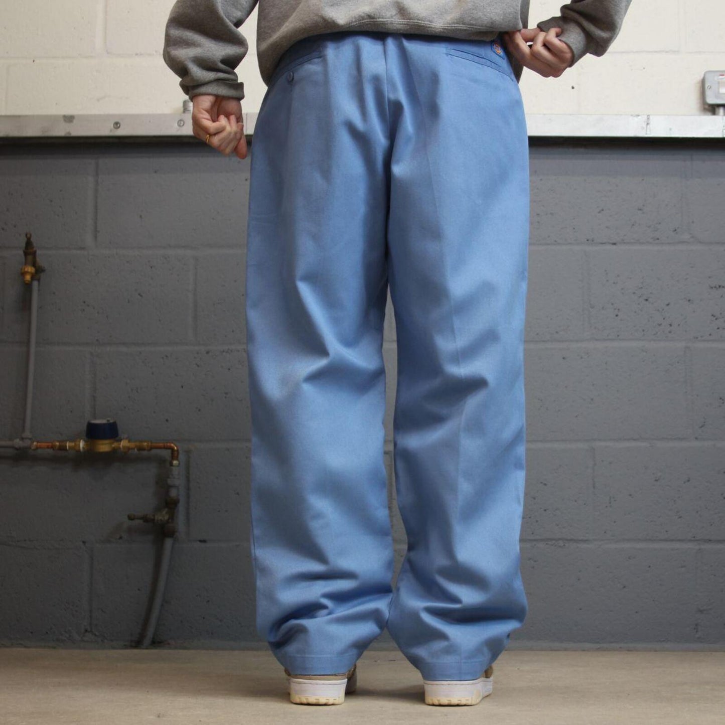 Vintage Dickies 874 work pants chino blue Loose straight twill skate style trousers