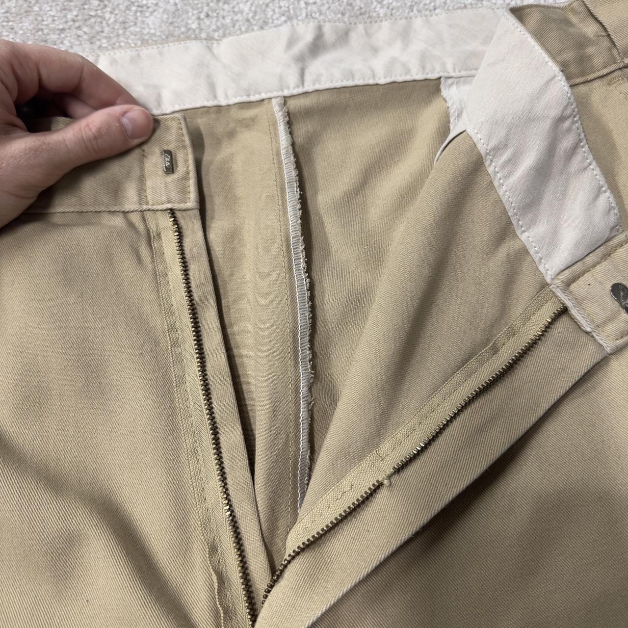 Dickies long baggy shorts W42 khaki carpenter Long chino skater style utility workwear