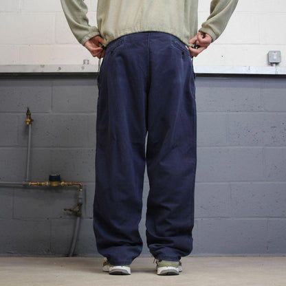 Y2K baggy Carhartt work pants fire resistant navy Loose fit floaty skate style workwear trousers