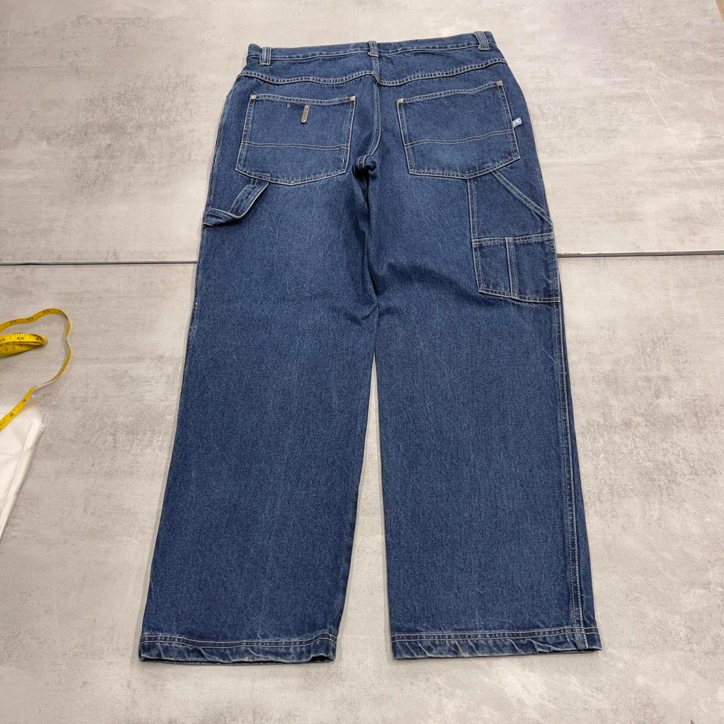 Blue Denim Carpenter JUeans W36 L30 Loose Bucker skater cargos