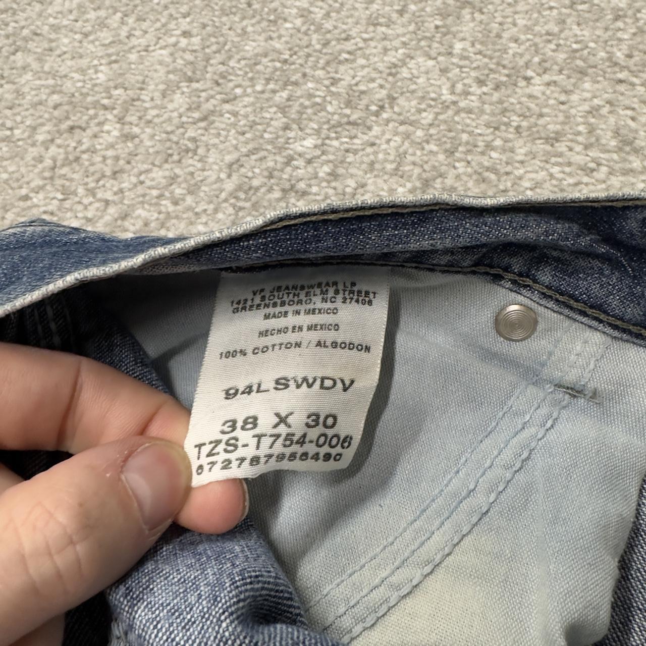 Wrangler wide leg baggy cargo jeans y2k blue denim Loose fit skater 2000s style carpenter pants