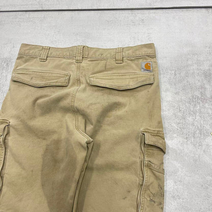 Beige Carhartt cargo trousers W34L28