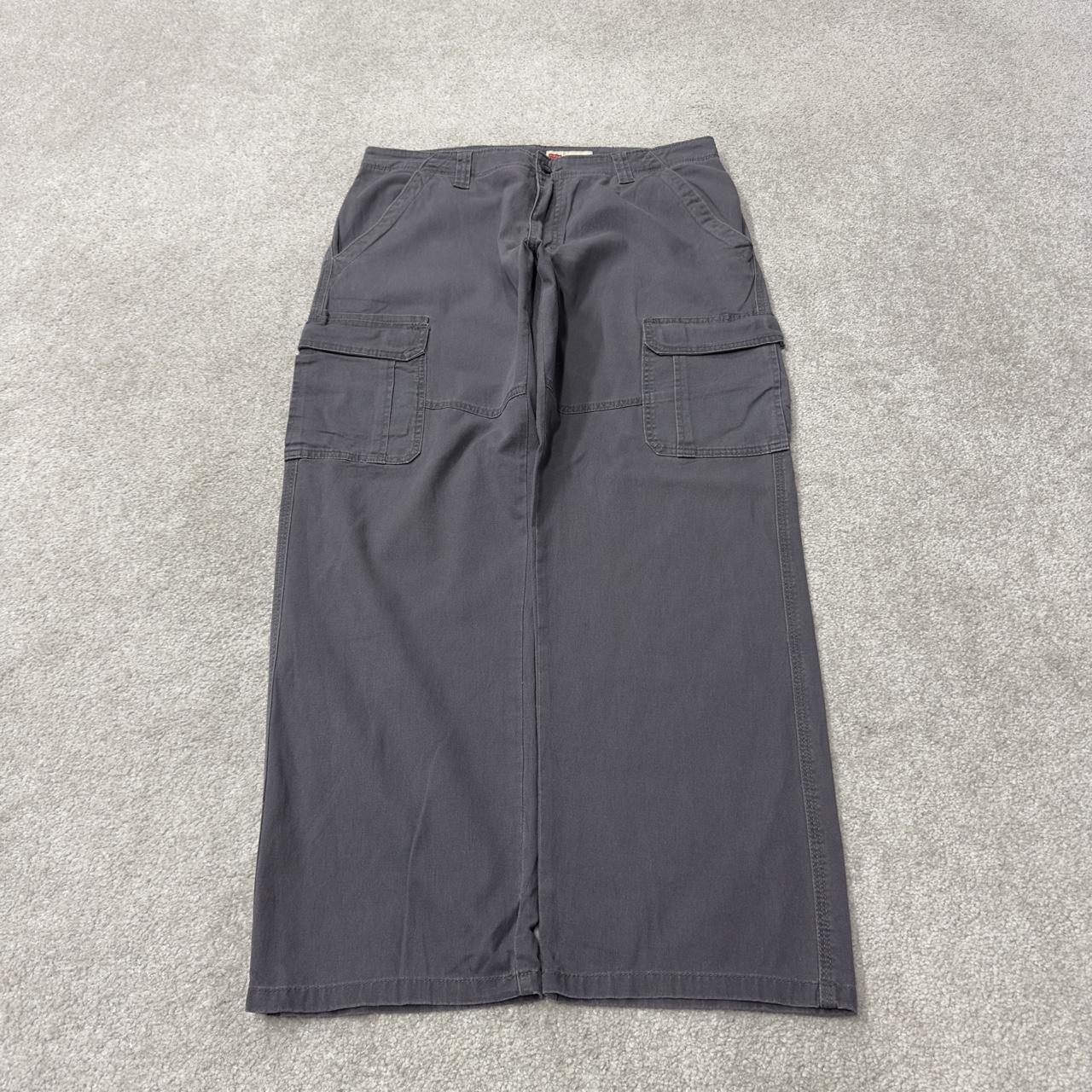 Wrangler cargo pants relaxed y2k grey W34L30 Straight leg relaxed skater work pants