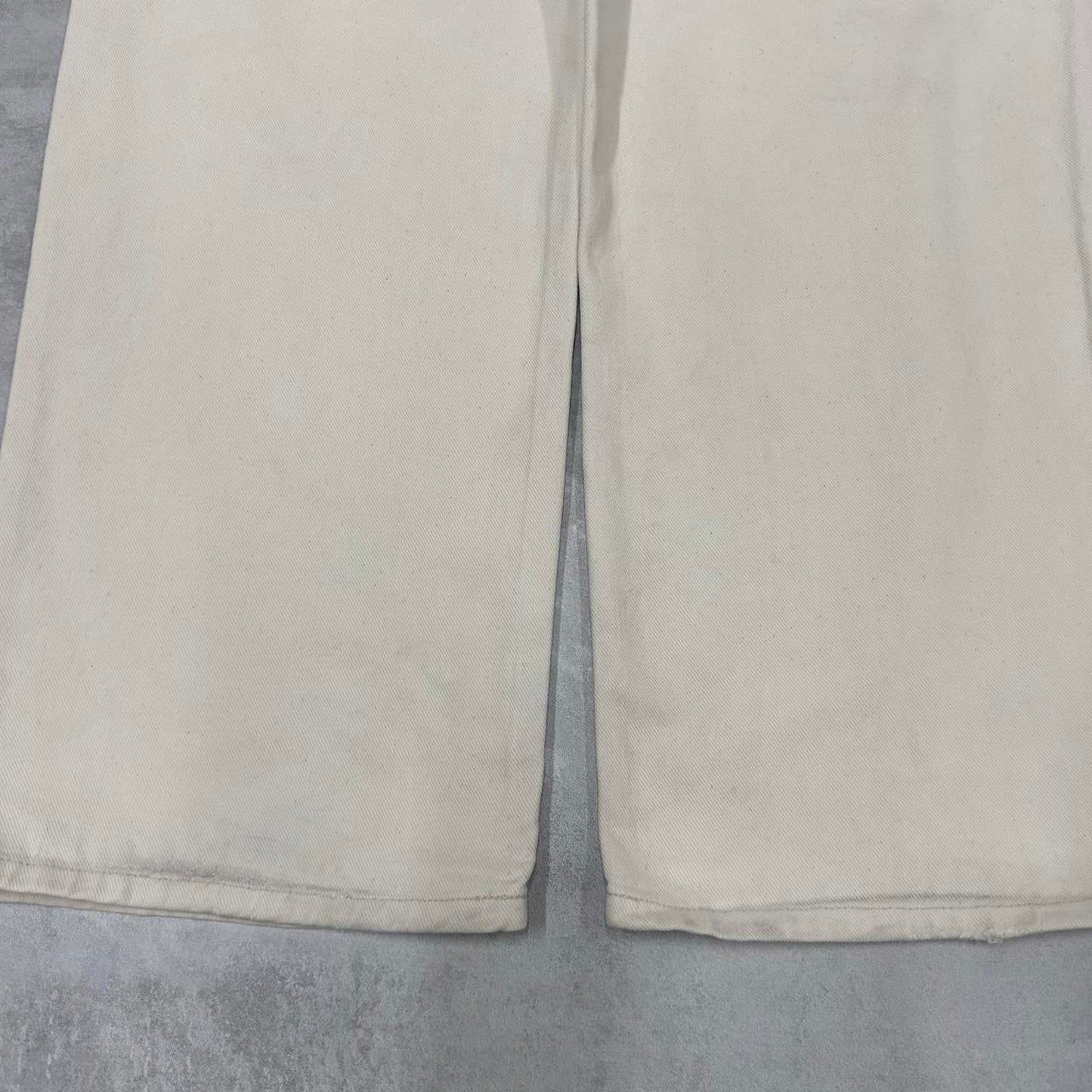 Baggy Anchor Blue jeans W38 L31 off white baggy denim skater pants