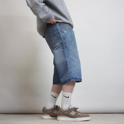 Baggy Ecko Unltd denim shorts W36 loose long 90s style denim skater jorts