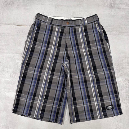 Checkered Dickies carpenter shorts W32 loose skater style chino cargos