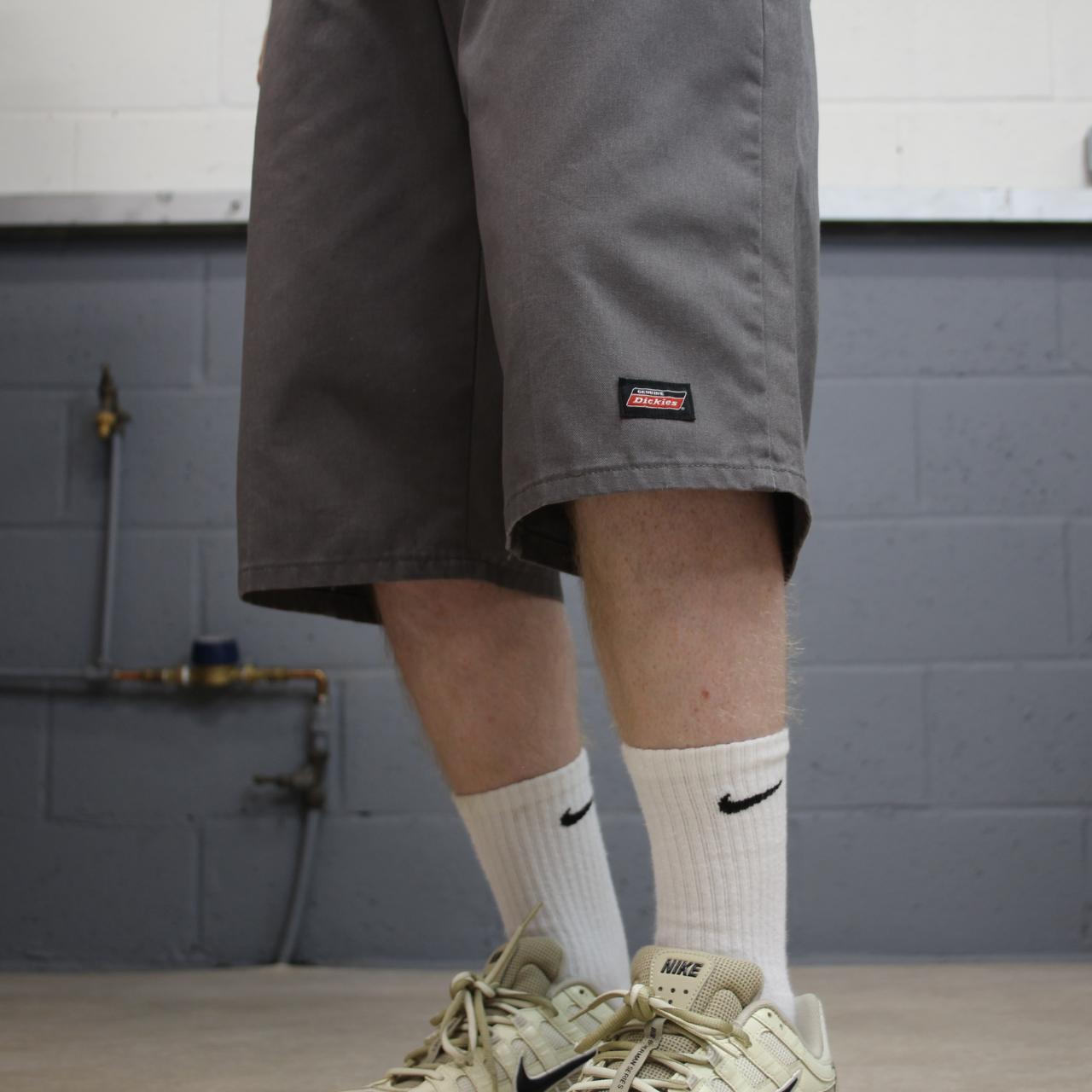 Dickies carpenter shorts long leg grey Twill chino skater surfer style shorts