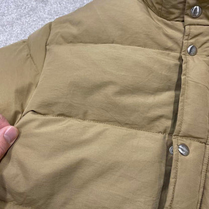 00s Quiksilver technical puffer jacket Small men's tan y2k thick padded insulated winter coat