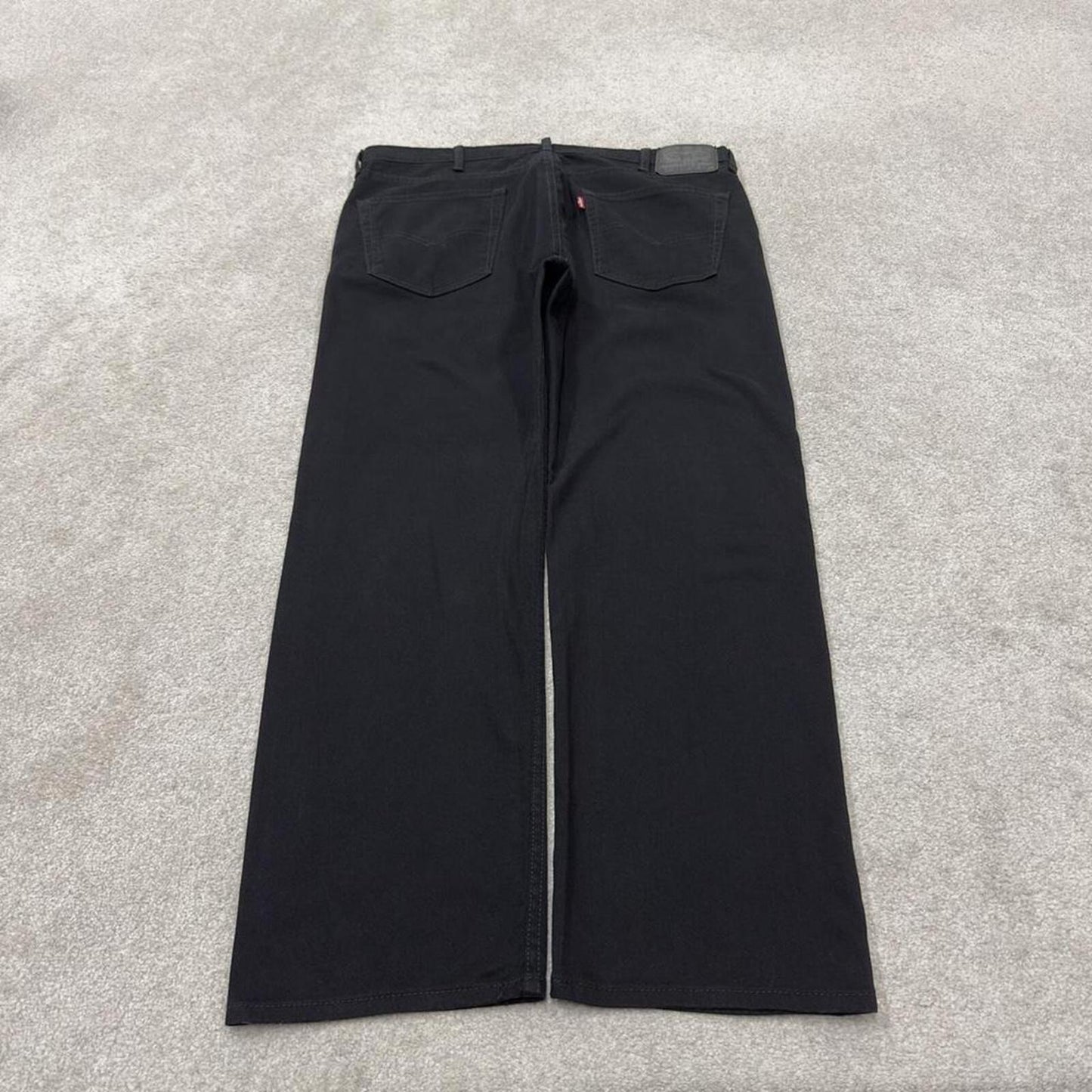 Levi’s 505 y2k straight jeans black Straight leg pants red tab logo