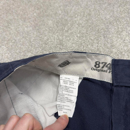 Y2K Dickies 874 work pants faded navy Loose flex chino style skate trousers