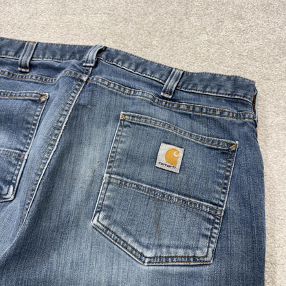 Vintage Carhartt jeans y2k relaxed blue denim Relaxed fit straight leg skater style workwear