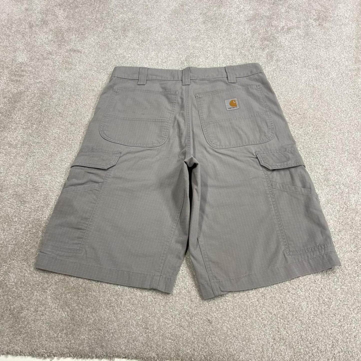 Carhartt cargo shorts y2k loose grey Relaxed fit skater style summer work shorts