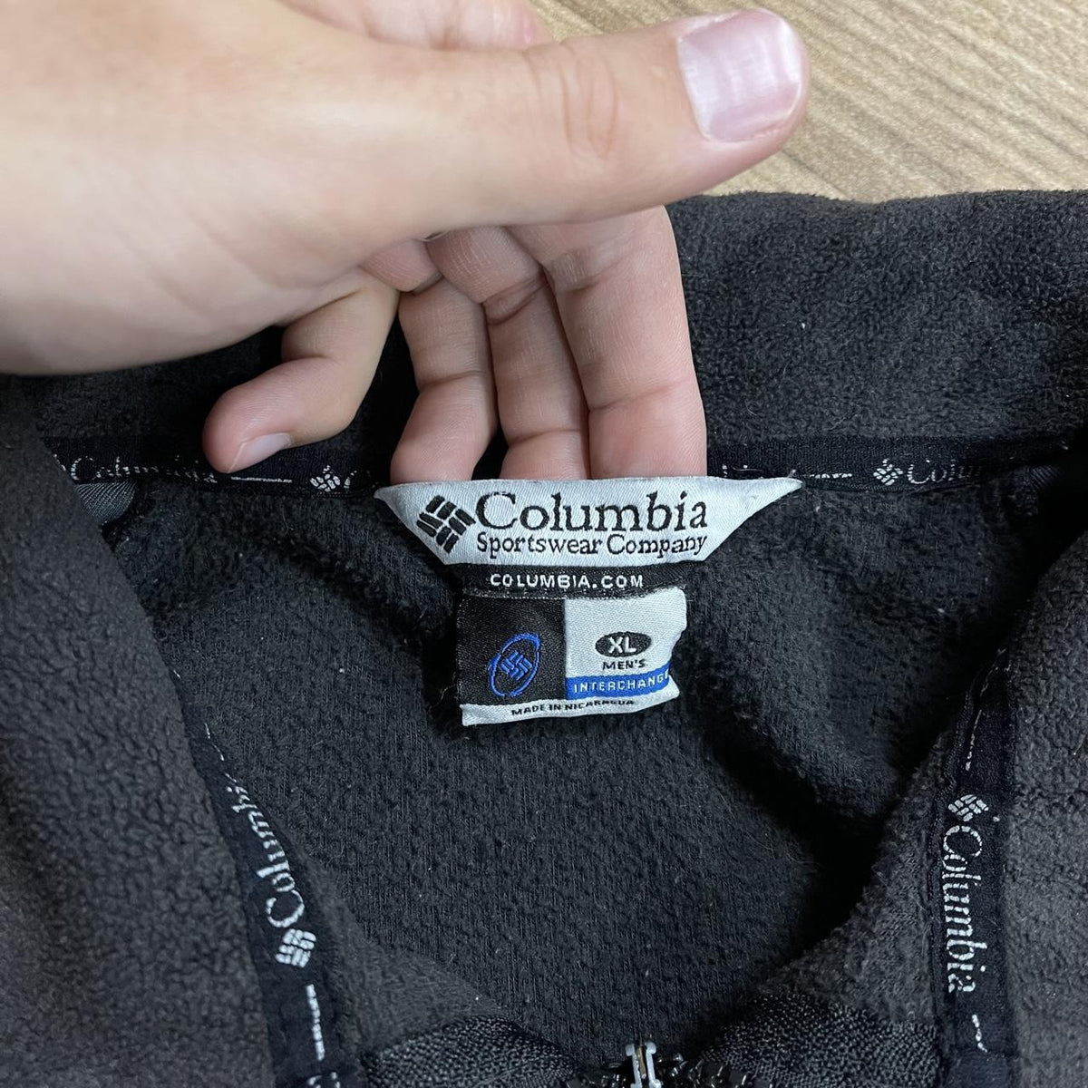 Y2K Colombia technical fleece Full zip autumn paneled combat utility fleece