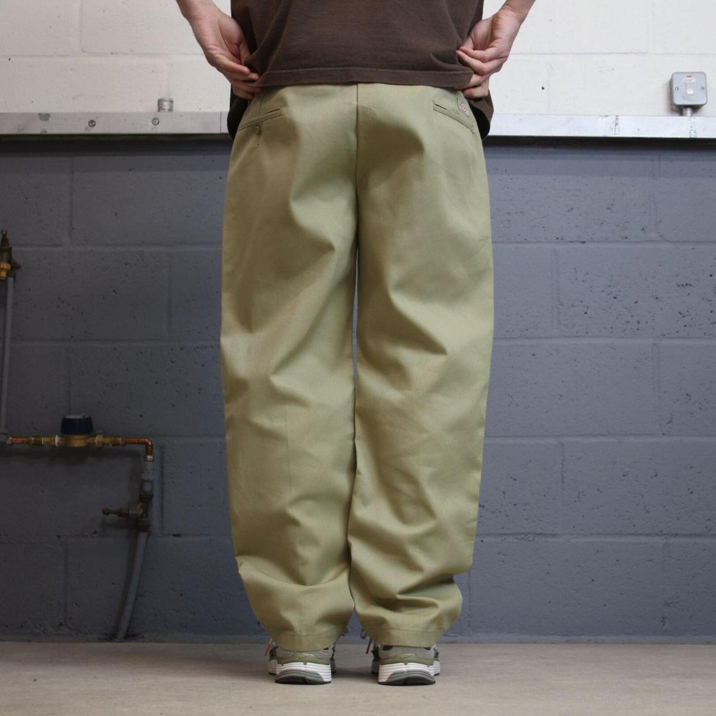 Dickies work pants slim straight khaki Twill chino skate style trousers