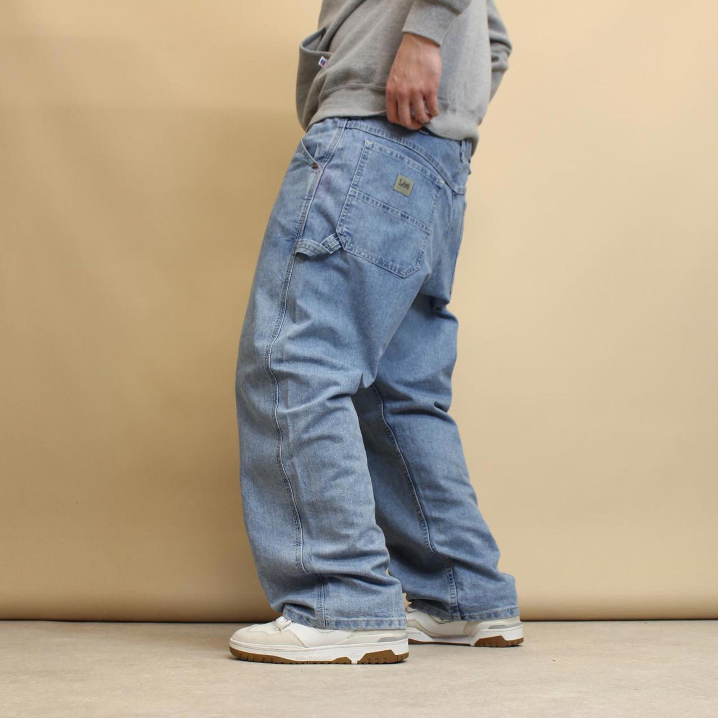 Baggy blue Lee carpenter jeans W38 L30