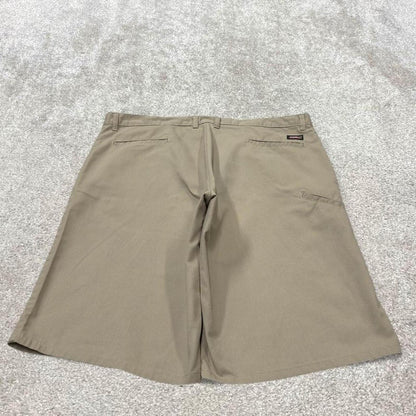 Dickies baggy chino shorts carpenter khaki Surf style skater shorts long wide leg festival