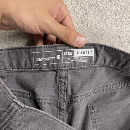 Carhartt carpenter jeans y2k grey Straight relaxed fit canvasy skater cargo work pants